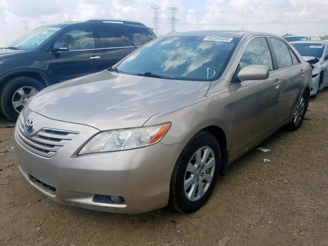 JTNBE46K073024443 - 2007 TOYOTA CAMRY NEW GOLD photo 2