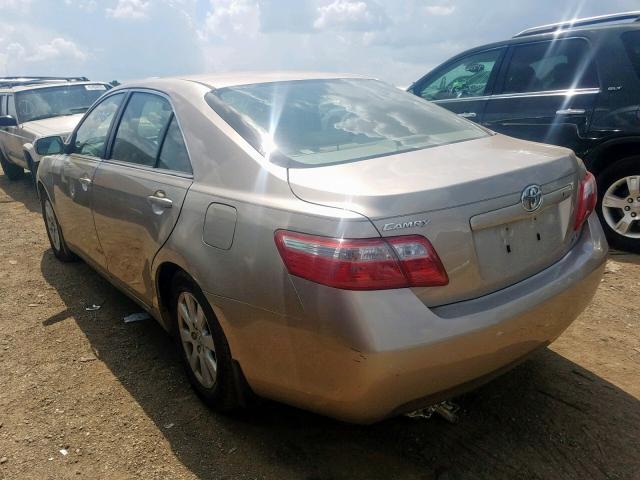 JTNBE46K073024443 - 2007 TOYOTA CAMRY NEW GOLD photo 3