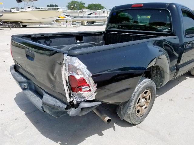 5TENX22N47Z375289 - 2007 TOYOTA TACOMA BLACK photo 9