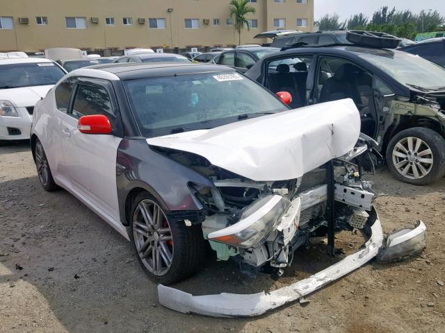 JTKJF5C71C3034016 - 2012 TOYOTA SCION TC WHITE photo 1