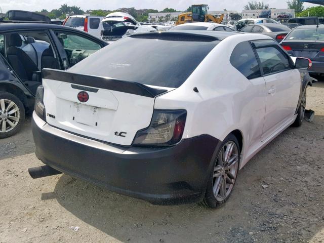 JTKJF5C71C3034016 - 2012 TOYOTA SCION TC WHITE photo 4