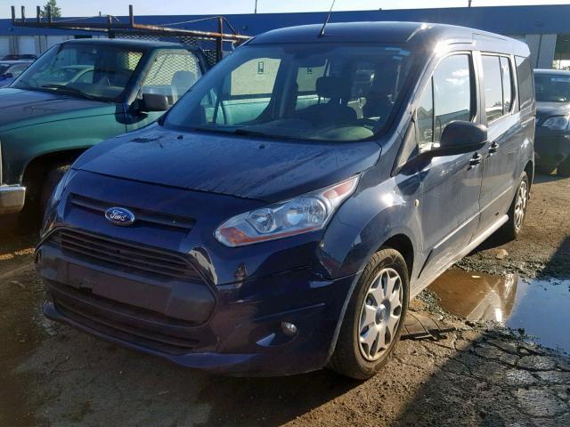 NM0GS9F79E1147062 - 2014 FORD TRANSIT CO BLUE photo 2