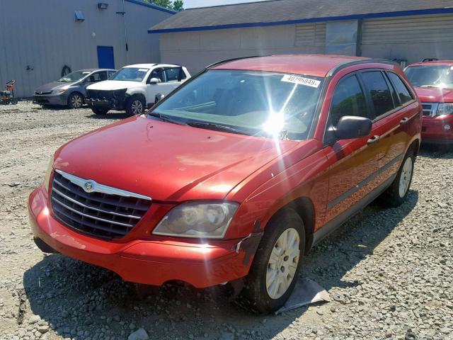 2A4GM484X6R709206 - 2006 CHRYSLER PACIFICA RED photo 2