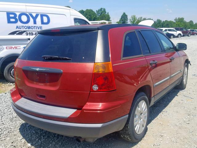 2A4GM484X6R709206 - 2006 CHRYSLER PACIFICA RED photo 4