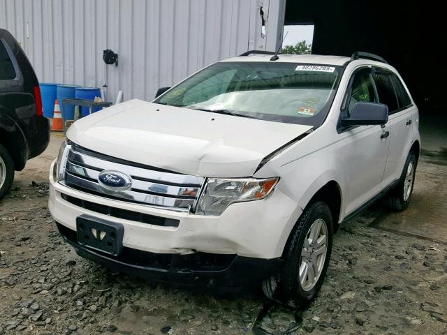 2FMDK36C69BA85500 - 2009 FORD EDGE SE WHITE photo 2