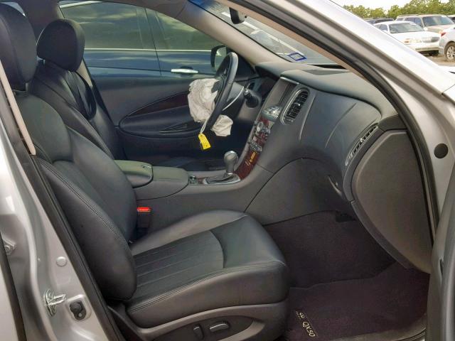 JN1BJ0RP9GM235329 - 2016 INFINITI QX50 SILVER photo 5