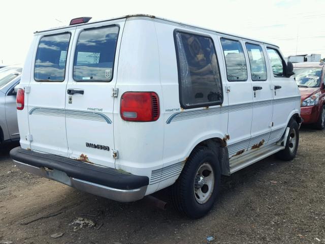 2B6HB11X9XK543584 - 1999 DODGE RAM VAN B1 WHITE photo 4