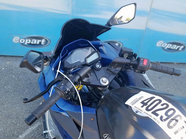 JKAEX8A14HDA33348 - 2017 KAWASAKI EX300 A BLUE photo 5