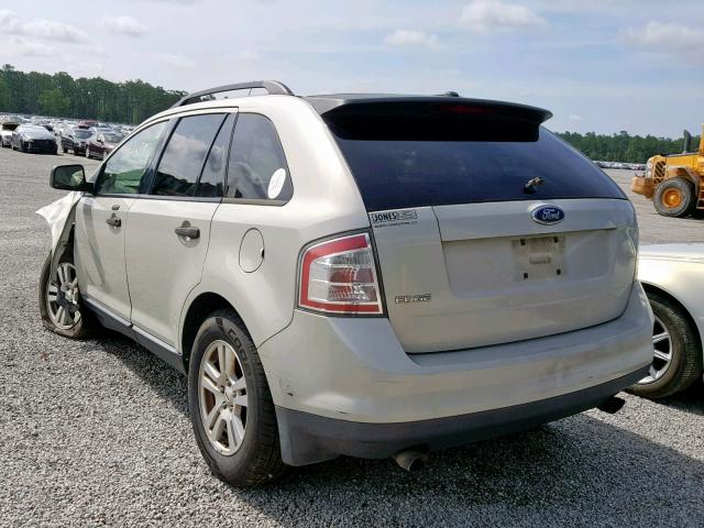 2FMDK36C37BB00869 - 2007 FORD EDGE SE TAN photo 3