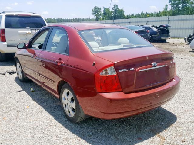 KNAFE121765298224 - 2006 KIA NEW SPECTR RED photo 3