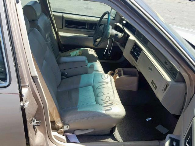 1G6CD53B6P4298457 - 1993 CADILLAC DEVILLE BEIGE photo 5