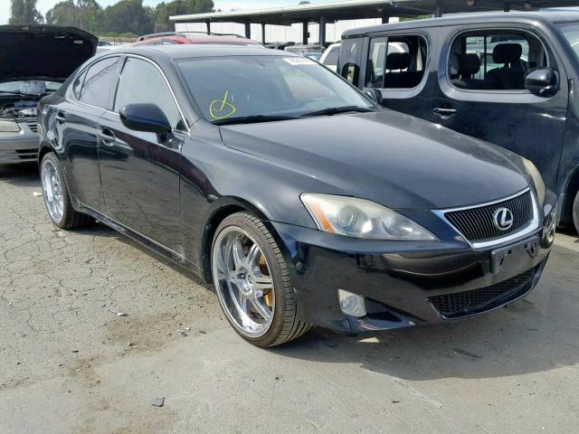 JTHBK262672046663 - 2007 LEXUS IS 250 BLACK photo 1