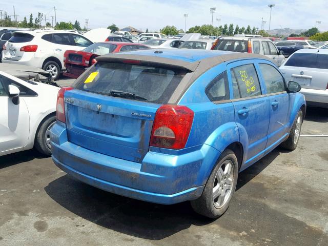 1B3HB48A59D104413 - 2009 DODGE CALIBER SX BLUE photo 4