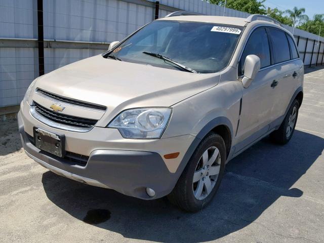 3GNAL2EK6CS545707 - 2012 CHEVROLET CAPTIVA SP GOLD photo 2