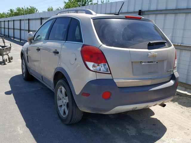 3GNAL2EK6CS545707 - 2012 CHEVROLET CAPTIVA SP GOLD photo 3