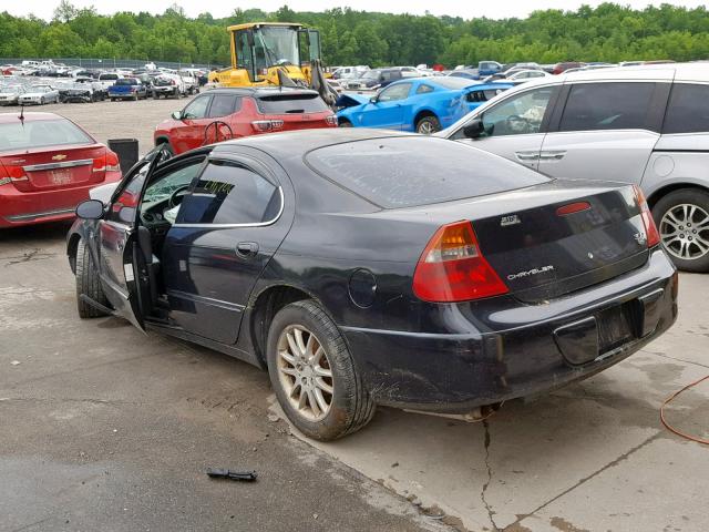 2C3AE66G23H562743 - 2003 CHRYSLER 300M BLACK photo 3