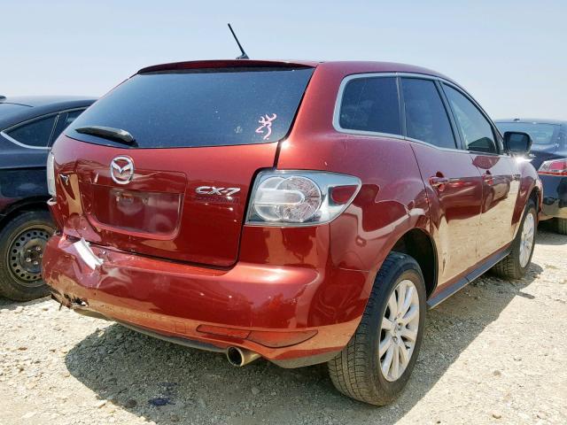 JM3ER2W58A0319150 - 2010 MAZDA CX-7 RED photo 4