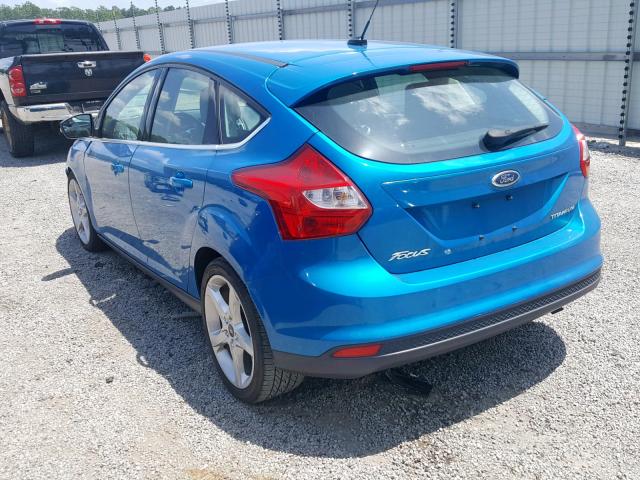 1FAHP3N25CL172124 - 2012 FORD FOCUS TITA BLUE photo 3