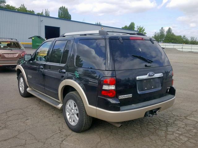 1FMEU74826UA45912 - 2006 FORD EXPLORER E BLACK photo 3