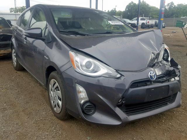 JTDKDTB36F1575535 - 2015 TOYOTA PRIUS C BROWN photo 1