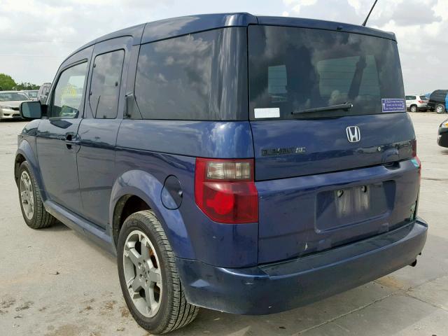 5J6YH18948L016467 - 2008 HONDA ELEMENT SC BLUE photo 3