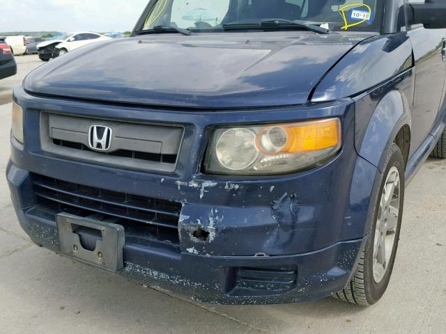 5J6YH18948L016467 - 2008 HONDA ELEMENT SC BLUE photo 9