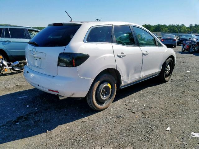 JM3ER29L580171401 - 2008 MAZDA CX-7 WHITE photo 4