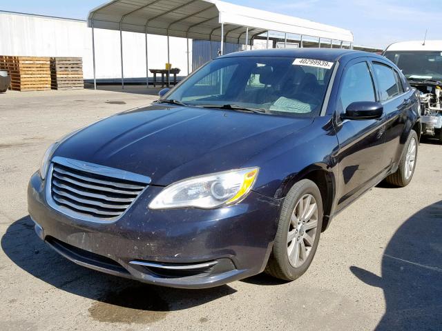 1C3CCBBB6CN331143 - 2012 CHRYSLER 200 TOURIN BLUE photo 2