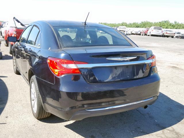 1C3CCBBB6CN331143 - 2012 CHRYSLER 200 TOURIN BLUE photo 3