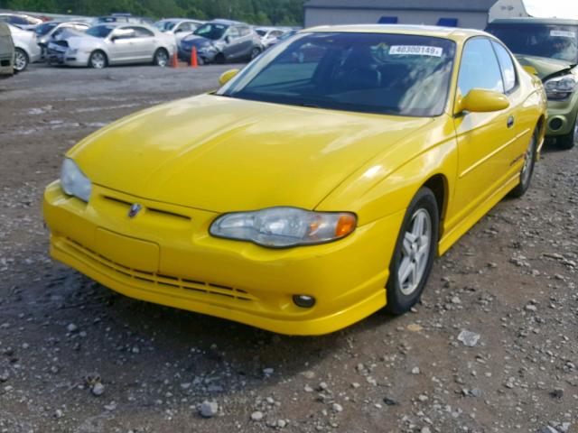 2G1WX12K539251285 - 2003 CHEVROLET MONTE CARL 黄色 照片 2