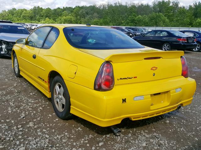 2G1WX12K539251285 - 2003 CHEVROLET MONTE CARL 黄色 照片 3