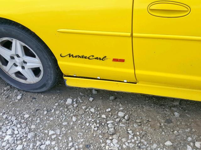 2G1WX12K539251285 - 2003 CHEVROLET MONTE CARL 黄色 照片 9