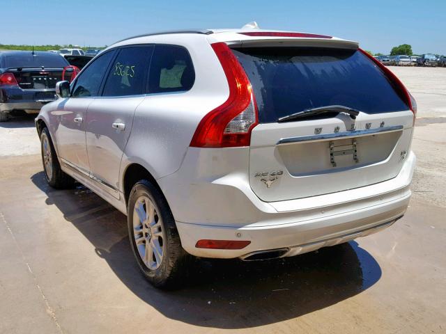 YV4612RM5F2649067 - 2015 VOLVO XC60 T5 WHITE photo 3