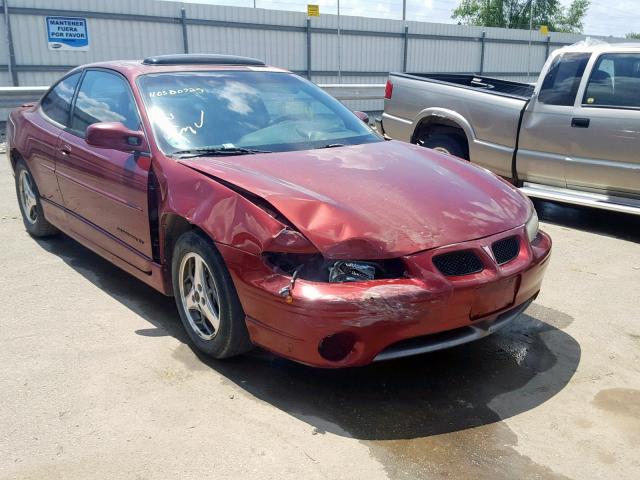 1G2WP12K11F174866 - 2001 PONTIAC GRAND PRIX MAROON photo 1