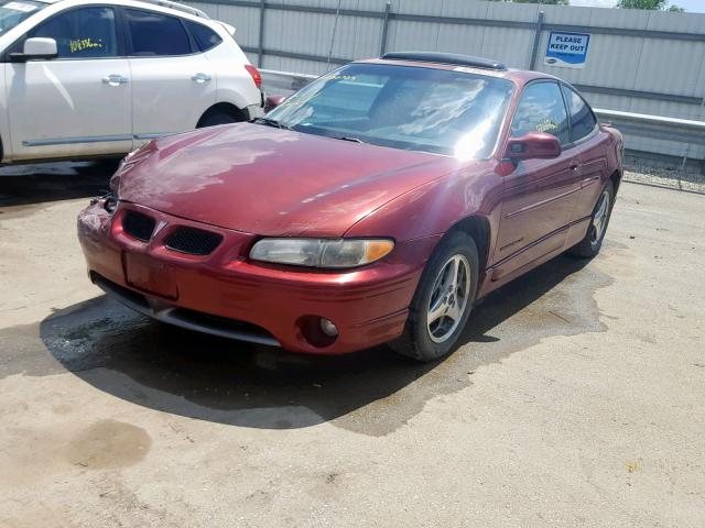 1G2WP12K11F174866 - 2001 PONTIAC GRAND PRIX MAROON photo 2