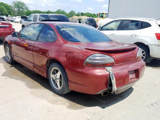 1G2WP12K11F174866 - 2001 PONTIAC GRAND PRIX MAROON photo 3