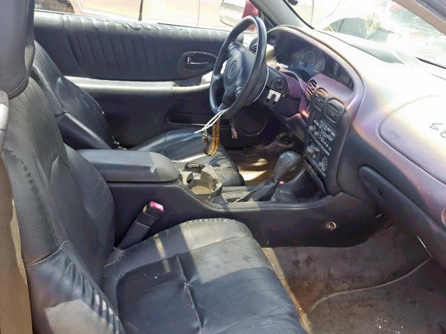 1G2WP12K11F174866 - 2001 PONTIAC GRAND PRIX MAROON photo 5