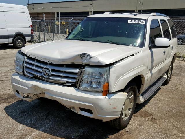 1GYEK63N63R301358 - 2003 CADILLAC ESCALADE L WHITE photo 2