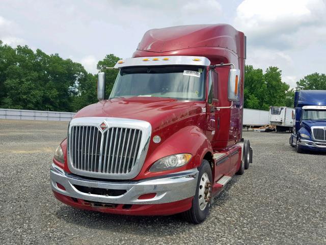 3HSCUAPR9BN360252 - 2011 INTERNATIONAL PROSTAR PR MAROON photo 2