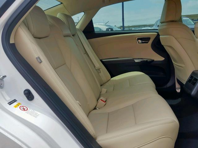 4T1BK1EB9HU259511 - 2017 TOYOTA AVALON XLE WHITE photo 6