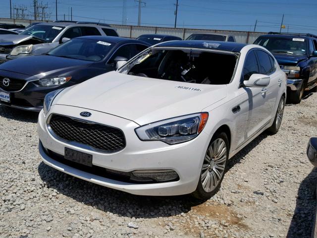 KNALU4D43F6024141 - 2015 KIA K900 WHITE photo 2