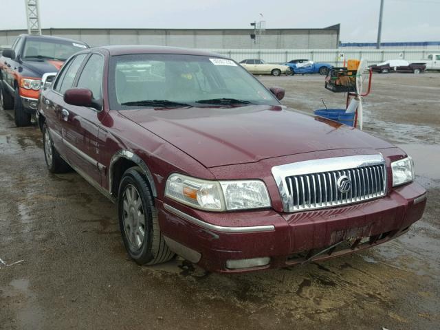 2MEHM75V27X620377 - 2007 MERCURY GRAND MARQ MAROON photo 1