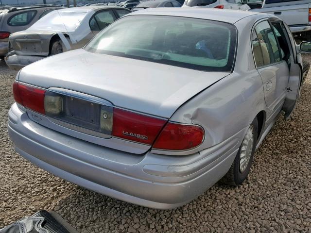 1G4HP52K634107573 - 2003 BUICK LESABRE CU SILVER photo 4