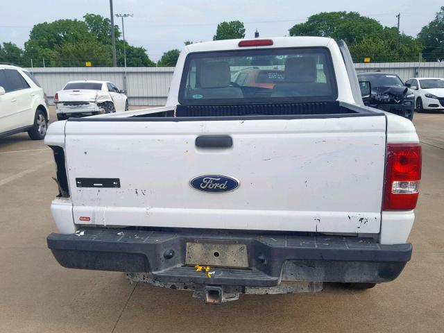 1FTKR1AD7APA72330 - 2010 FORD RANGER WHITE photo 6