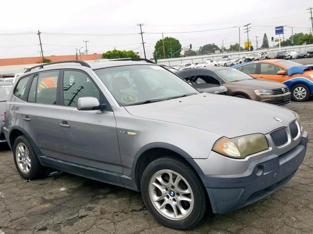 WBXPA73464WC37667 - 2004 BMW X3 2.5I GRAY photo 1