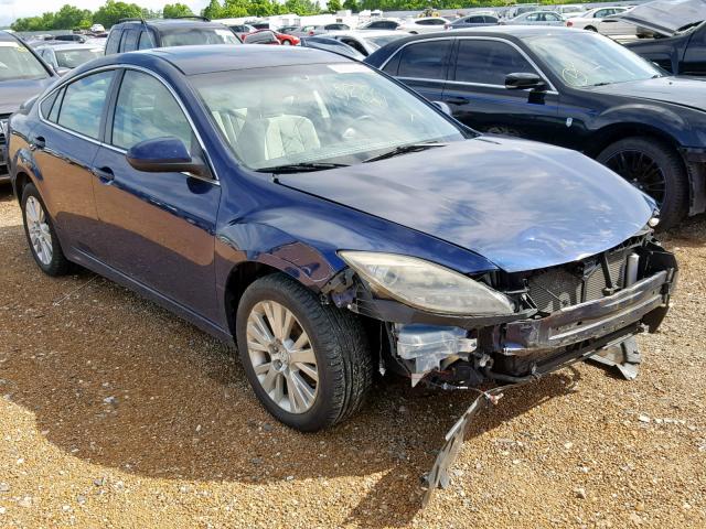 1YVHZ8CB7A5M28294 - 2010 MAZDA 6 S BLUE photo 1