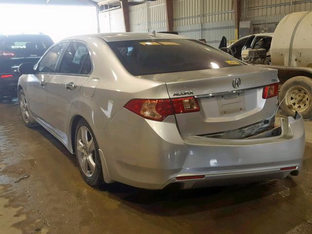 JH4CU2F67CC010146 - 2012 ACURA TSX TECH SILVER photo 3