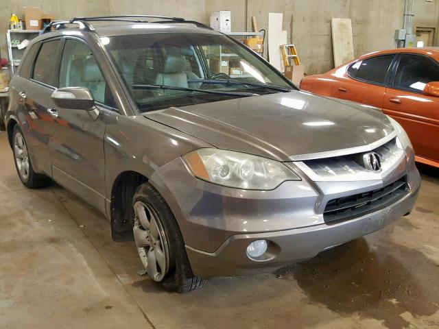 5J8TB18567A003312 - 2007 ACURA RDX TECHNO GRAY photo 1