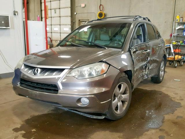 5J8TB18567A003312 - 2007 ACURA RDX TECHNO GRAY photo 2