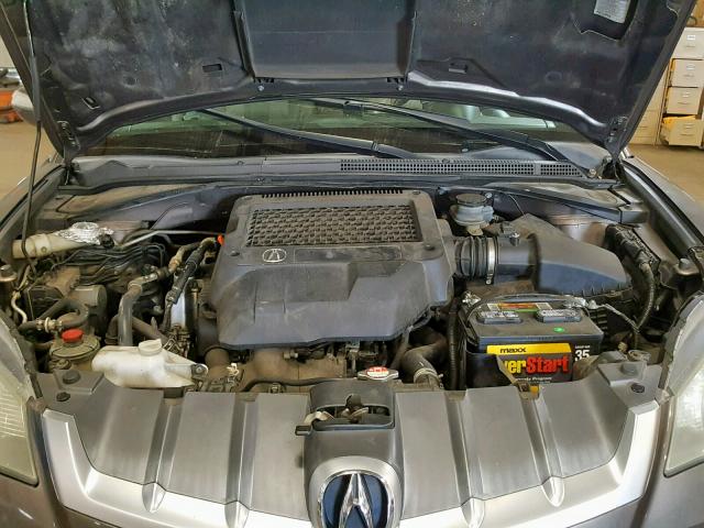 5J8TB18567A003312 - 2007 ACURA RDX TECHNO GRAY photo 7